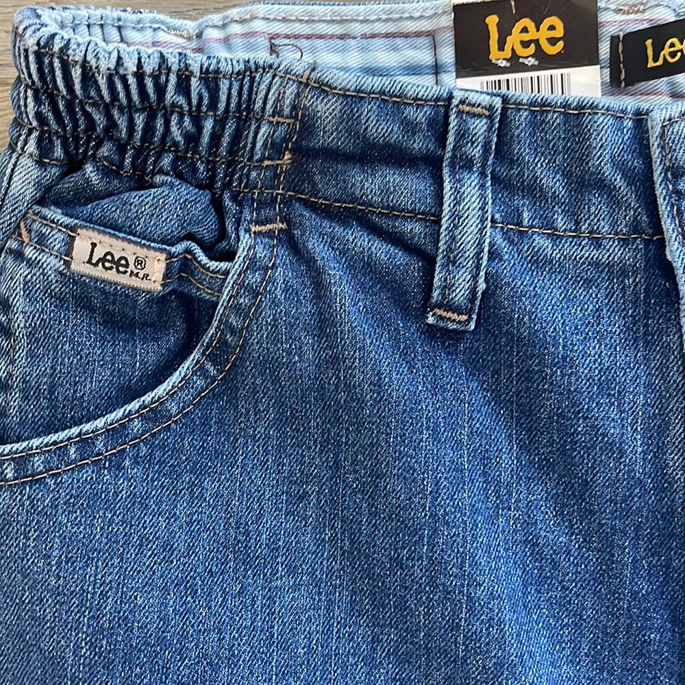 Lee Relaxed Fit Tapered Leg Mid Rise Stretch Waist Pepper Stone W 12 Medium - Picture 5 of 7